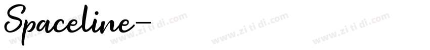 Spaceline字体转换