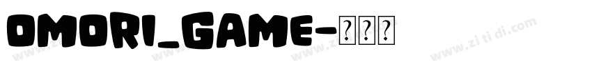 omori_game字体转换