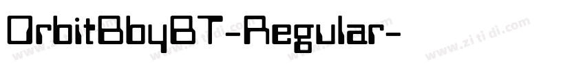 OrbitBbyBT-Regular字体转换