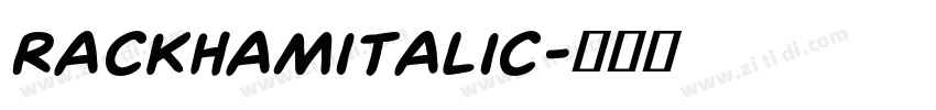 rackhamitalic字体转换