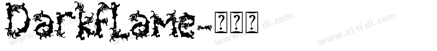 Darkflame字体转换