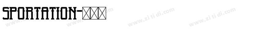 Sportation字体转换