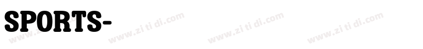 sports字体转换