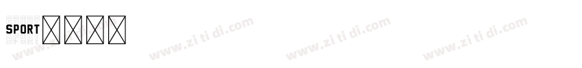 sport字体转换