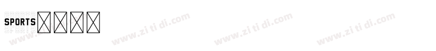 sports字体转换