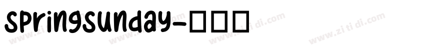 SpringSunday字体转换