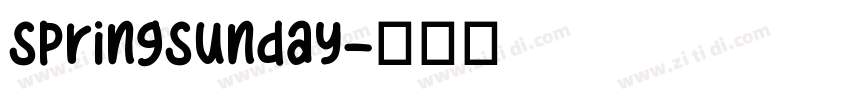 SpringSunday字体转换