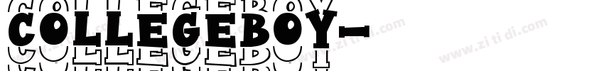 CollegeBoy字体转换