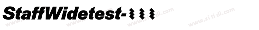 StaffWidetest字体转换
