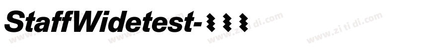 StaffWidetest字体转换