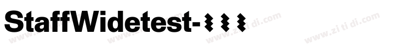 StaffWidetest字体转换