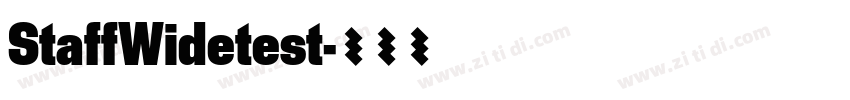 StaffWidetest字体转换