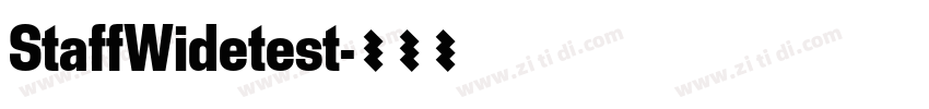 StaffWidetest字体转换