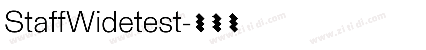 StaffWidetest字体转换