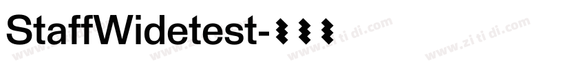 StaffWidetest字体转换