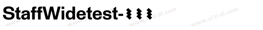 StaffWidetest字体转换