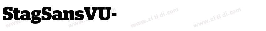 StagSansVU字体转换