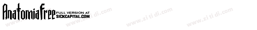 AnatomiaFree字体转换