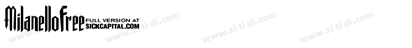 MilanelloFree字体转换
