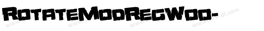 RotateModRegW00字体转换
