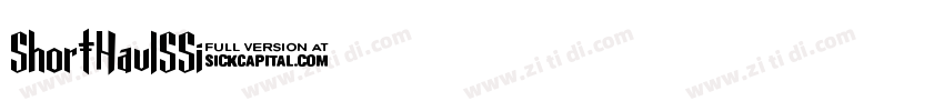 ShortHaulSSi字体转换