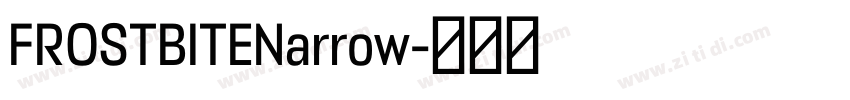 FROSTBITENarrow字体转换