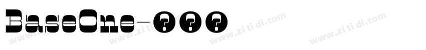 BaseOne字体转换