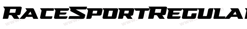 RaceSportRegular字体转换