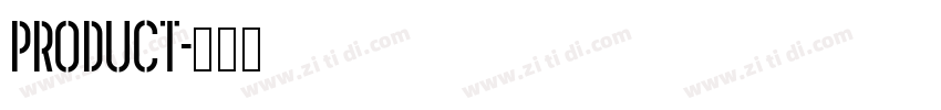 Product字体转换
