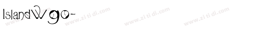 IslandW90字体转换