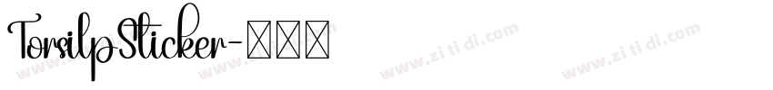 TorsilpSticker字体转换