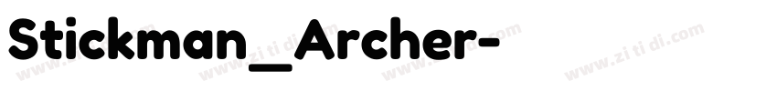 Stickman_Archer字体转换