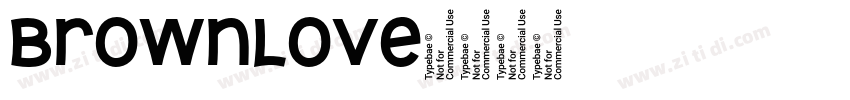 BrownLove字体转换