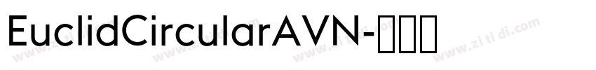 EuclidCircularAVN字体转换