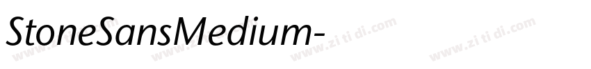 StoneSansMedium字体转换 StoneSansMedium字体转换