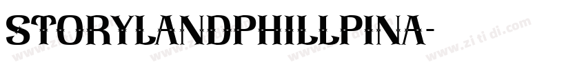 StorylandPhillpina字体转换