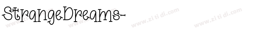StrangeDreams字体转换