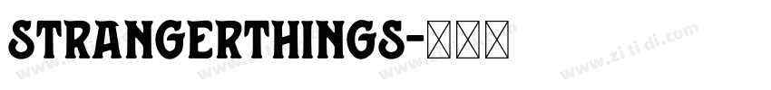 StrangerThings字体转换