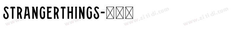 StrangerThings字体转换