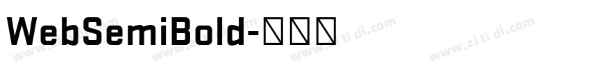 WebSemiBold字体转换