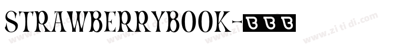 StrawberryBook字体转换