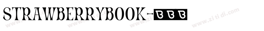 StrawberryBook字体转换