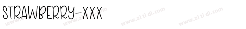 STRAWBERRY字体转换