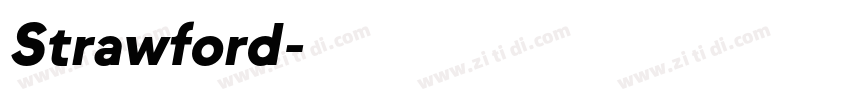 Strawford字体转换