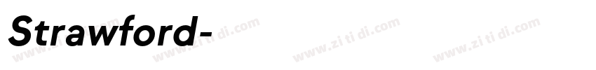 Strawford字体转换