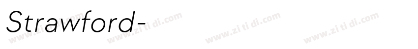 Strawford字体转换