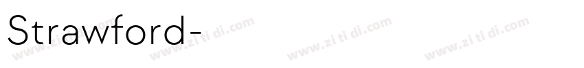 Strawford字体转换