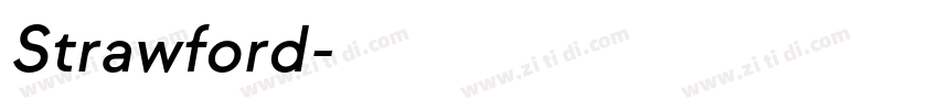 Strawford字体转换