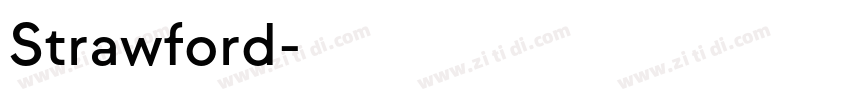 Strawford字体转换