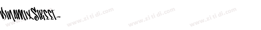 DinamixStreet字体转换